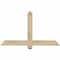 Ekena Millwork Eugene Rough Sawn Timber Gable Bracket, Douglas Fir, 48"W x 28"H x 4"D x 4"F, 14/12 Pitch GBW048X28X0404EUG00RDF - alternate 1